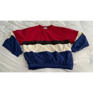 Vintage Izod Colorblock Pullover Windbreaker Men's Medium